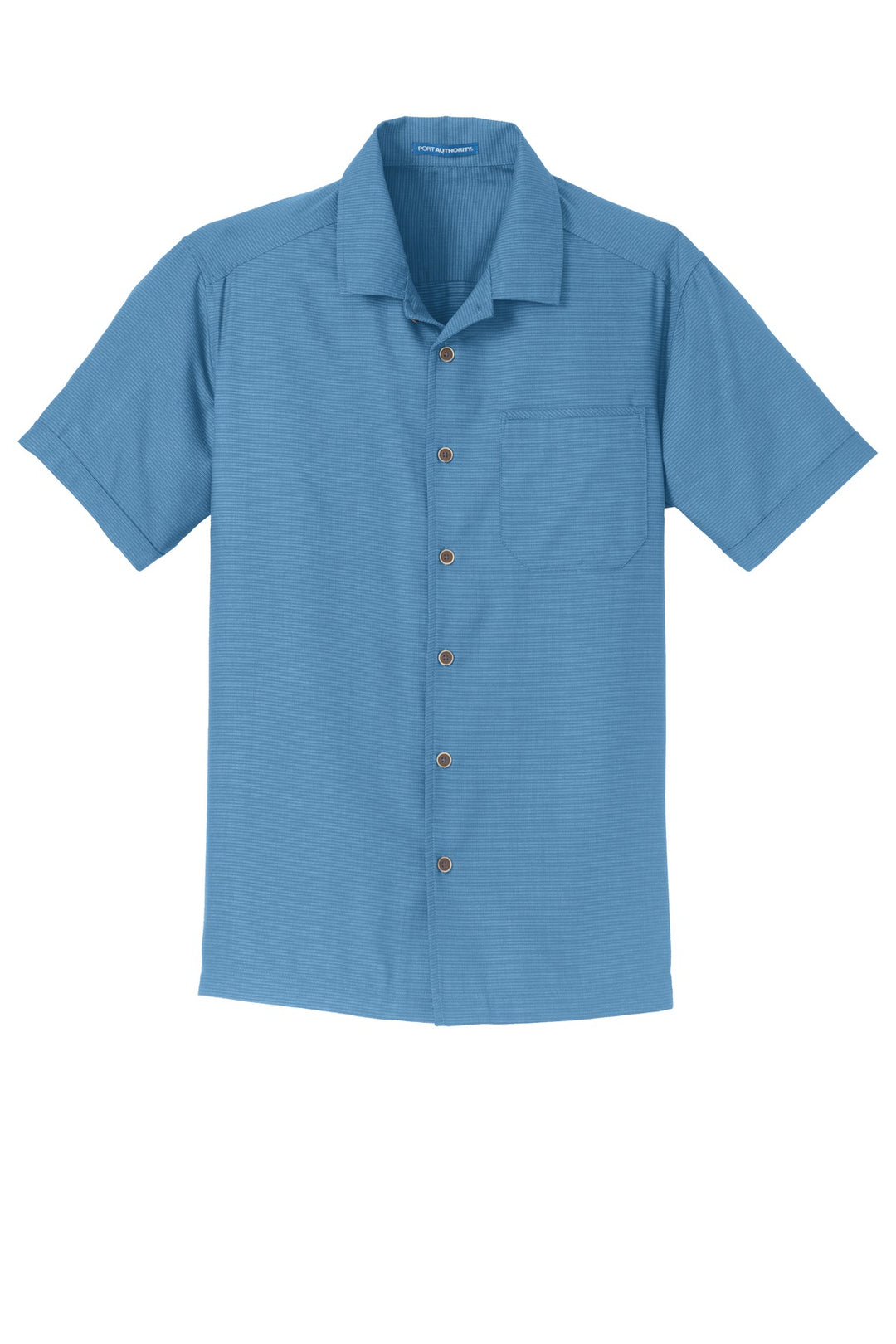 Port Authority Men's Textured Camp Shirt. S662