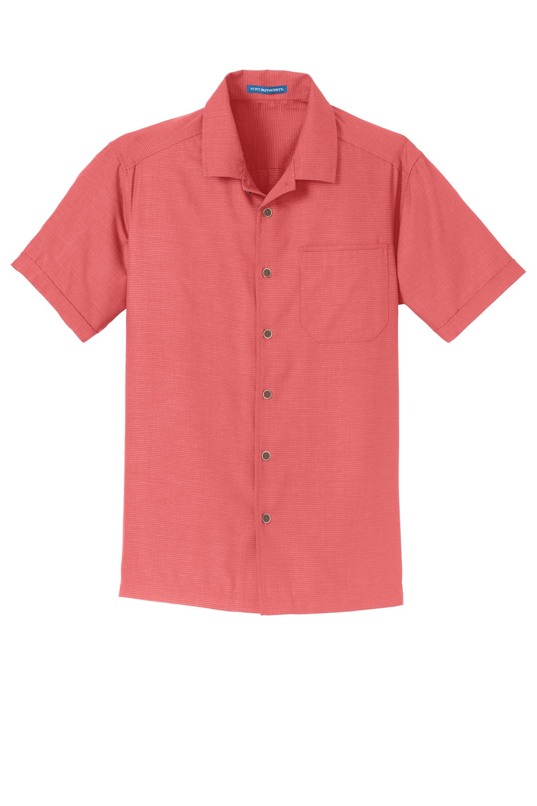 Port Authority Men's Textured Camp Shirt. S662