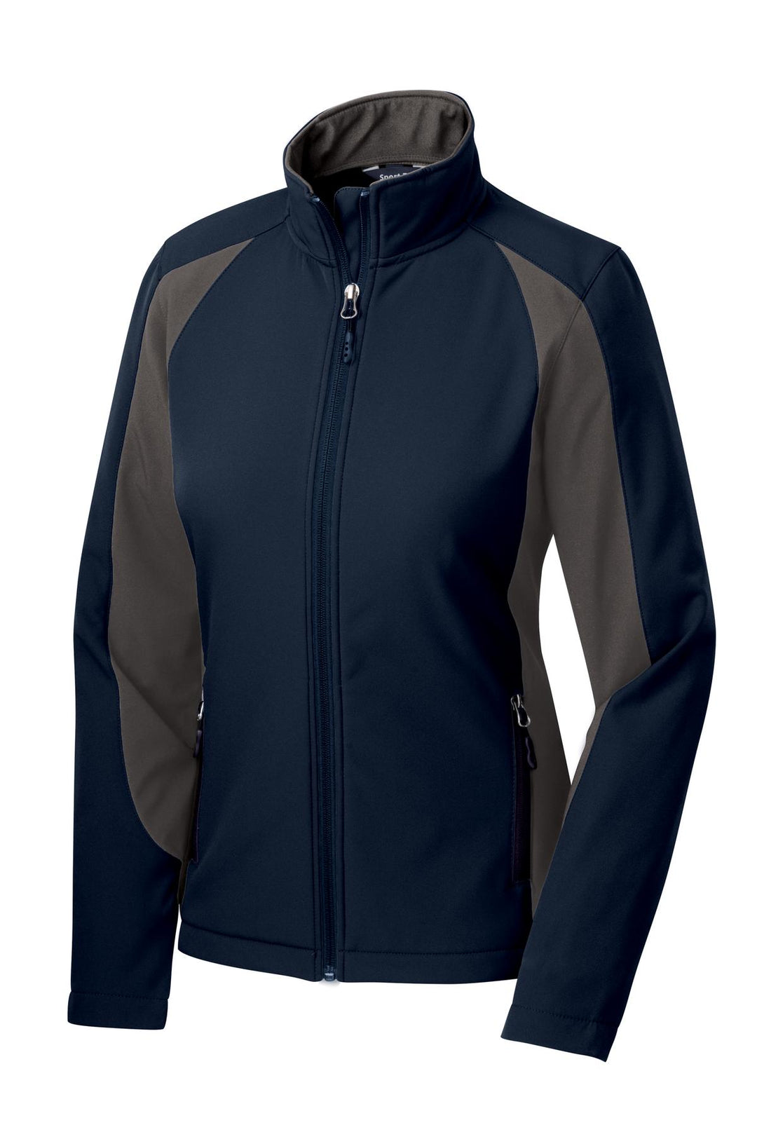 Sport-Tek Women's Colorblock Soft Shell Jacket. LST970