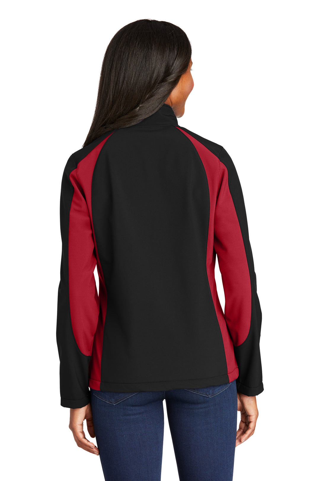 Sport-Tek Women's Colorblock Soft Shell Jacket. LST970