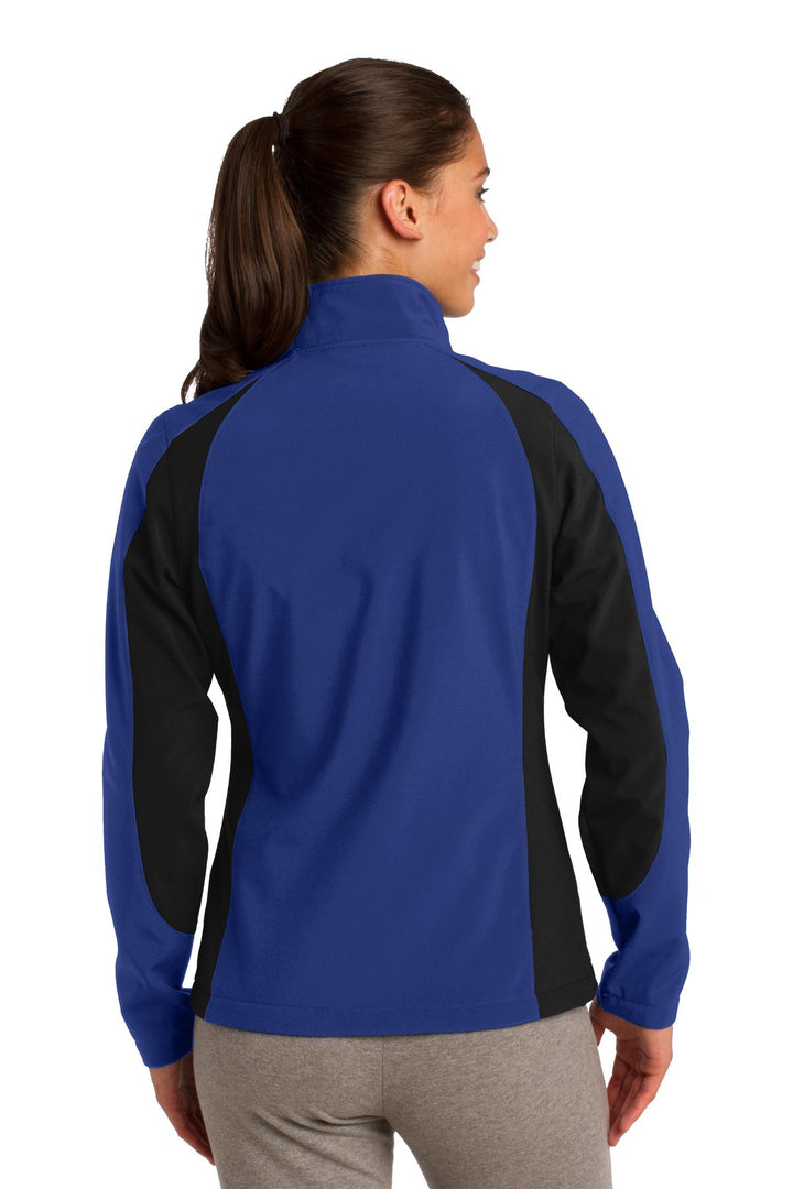 Sport-Tek Women's Colorblock Soft Shell Jacket. LST970