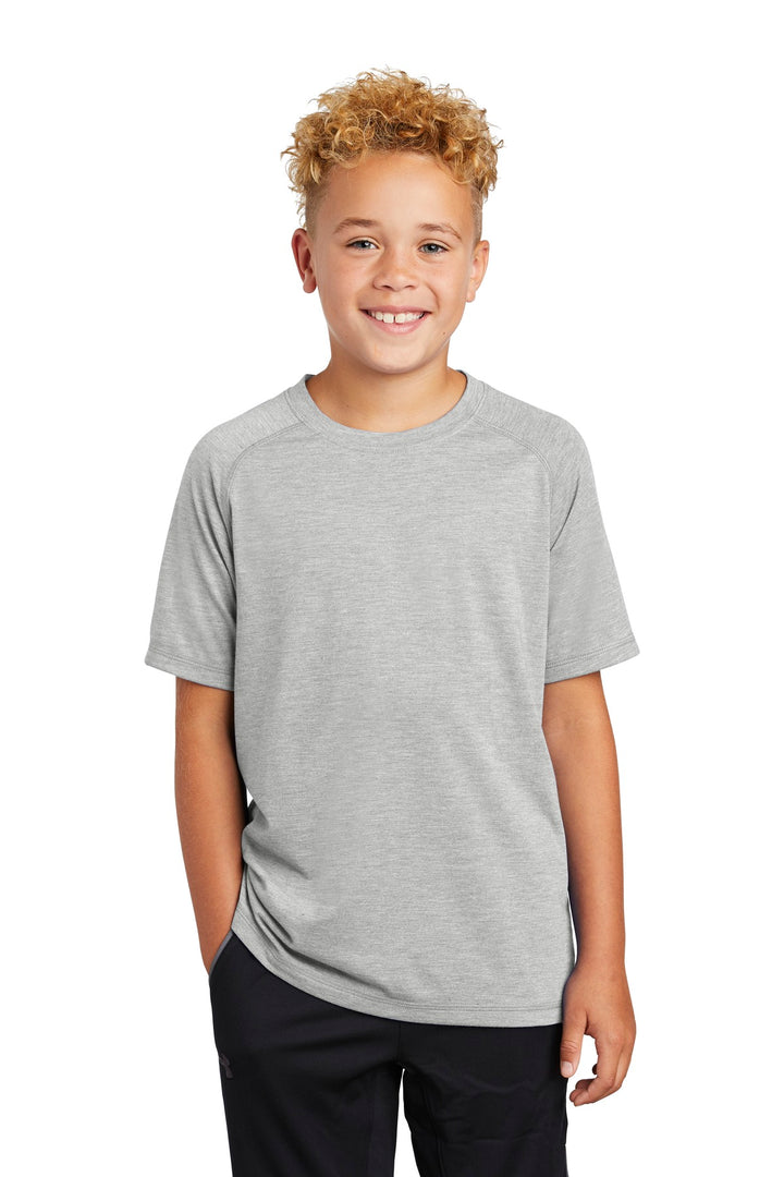 Sport-Tek Youth PosiCharge Tri-Blend Wicking Raglan Tee YST400