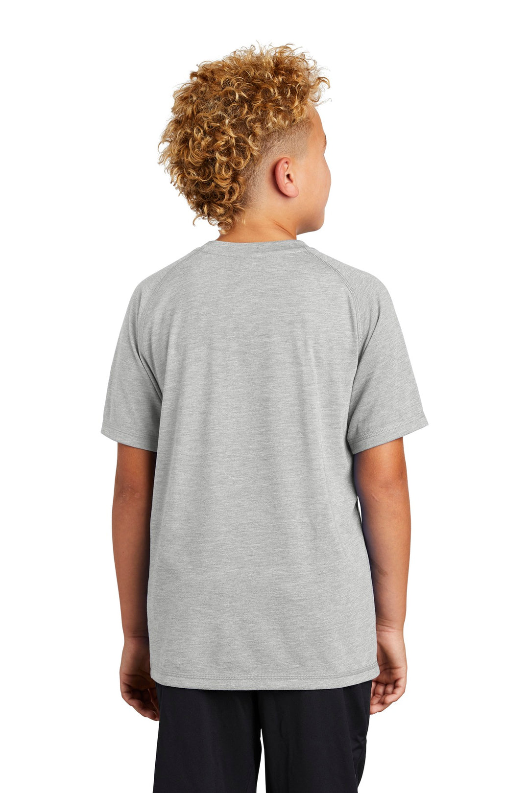 Sport-Tek Youth PosiCharge Tri-Blend Wicking Raglan Tee YST400