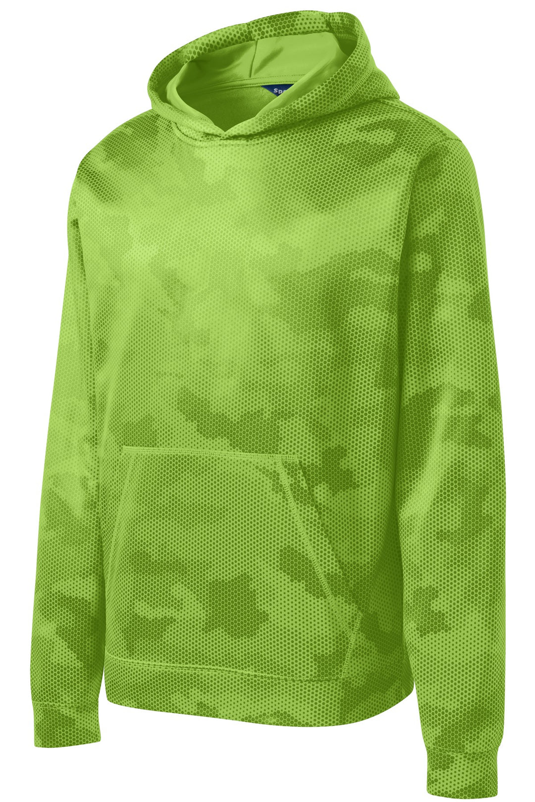 Sport-Tek Youth Sport-Wick CamoHex Fleece Hooded Pullover YST240