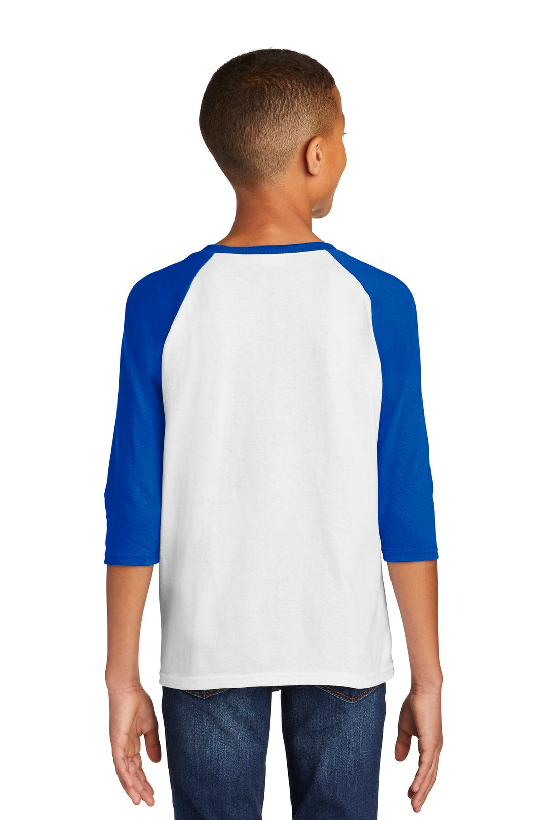 Gildan Heavy Cotton Youth 3/4-Sleeve Raglan T-Shirt. 5700B Gildan