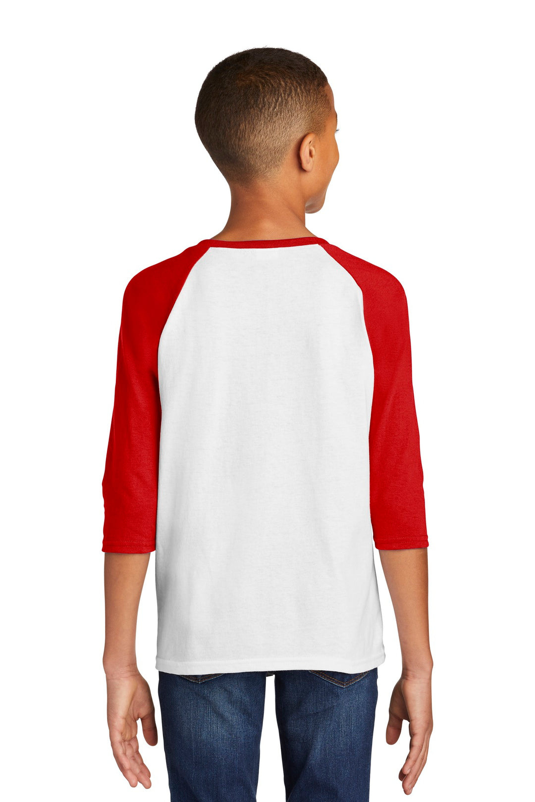 Gildan Heavy Cotton Youth 3/4-Sleeve Raglan T-Shirt. 5700B Gildan