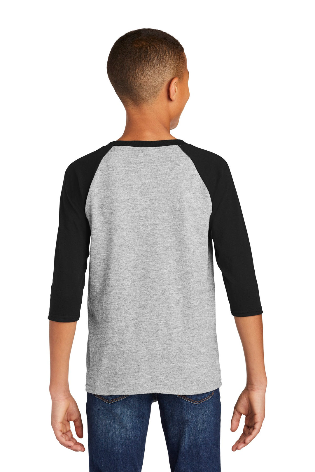 Gildan Heavy Cotton Youth 3/4-Sleeve Raglan T-Shirt. 5700B Gildan