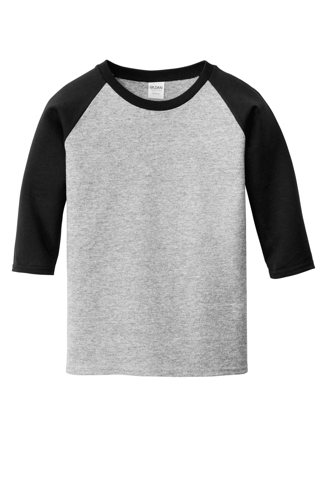 Gildan Heavy Cotton Youth 3/4-Sleeve Raglan T-Shirt. 5700B Gildan