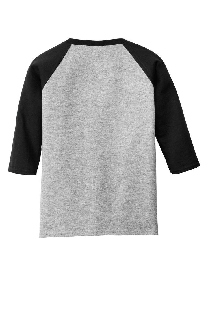 Gildan Heavy Cotton Youth 3/4-Sleeve Raglan T-Shirt. 5700B Gildan