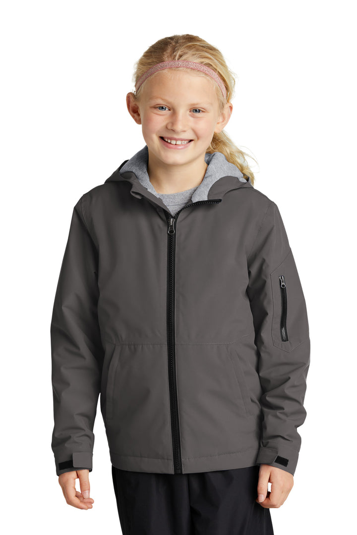 Sport-Tek Youth Waterproof Insulated Jacket YST56