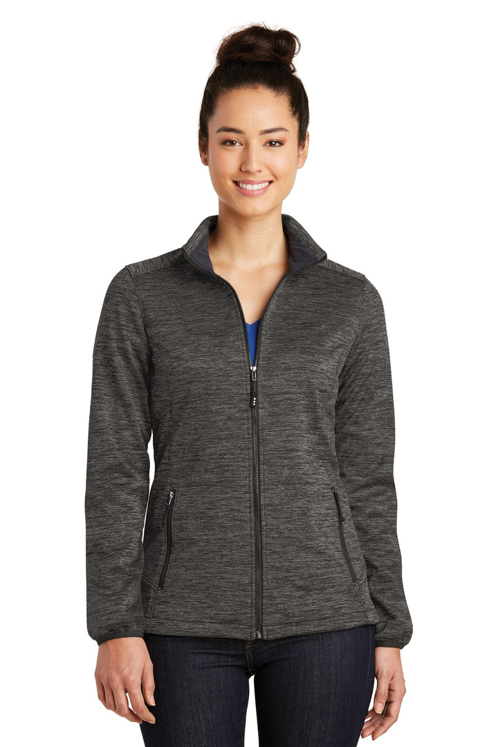 Sport-Tek Women's PosiCharge Electric Heather Soft Shell Jacket. LST30