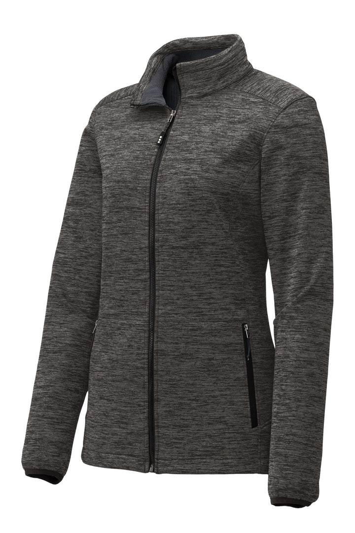 Sport-Tek Women's PosiCharge Electric Heather Soft Shell Jacket. LST30