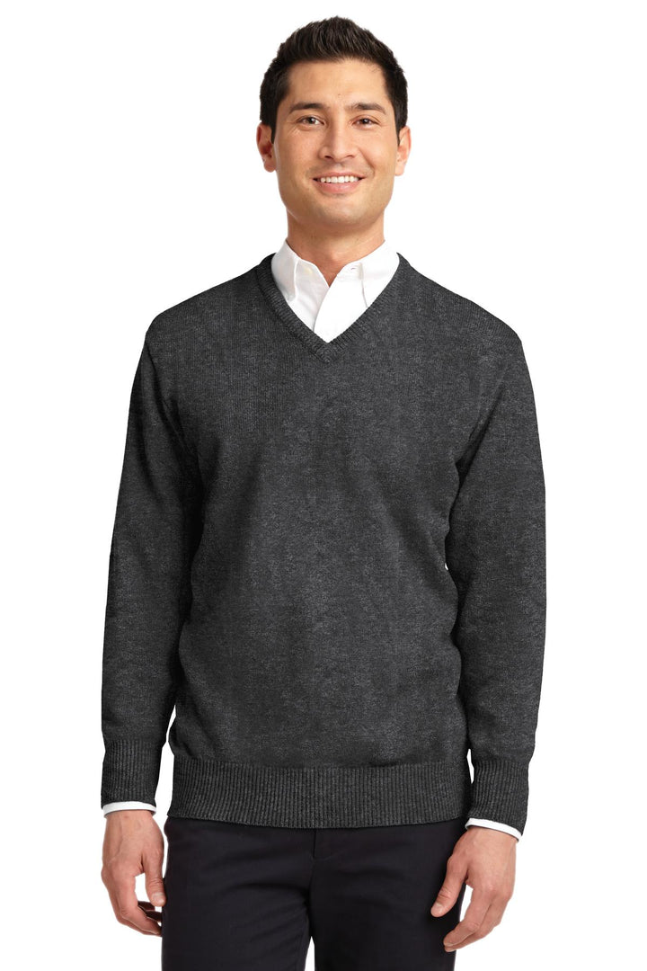 Port Authority Men's Value V-Neck Sweater. SW300