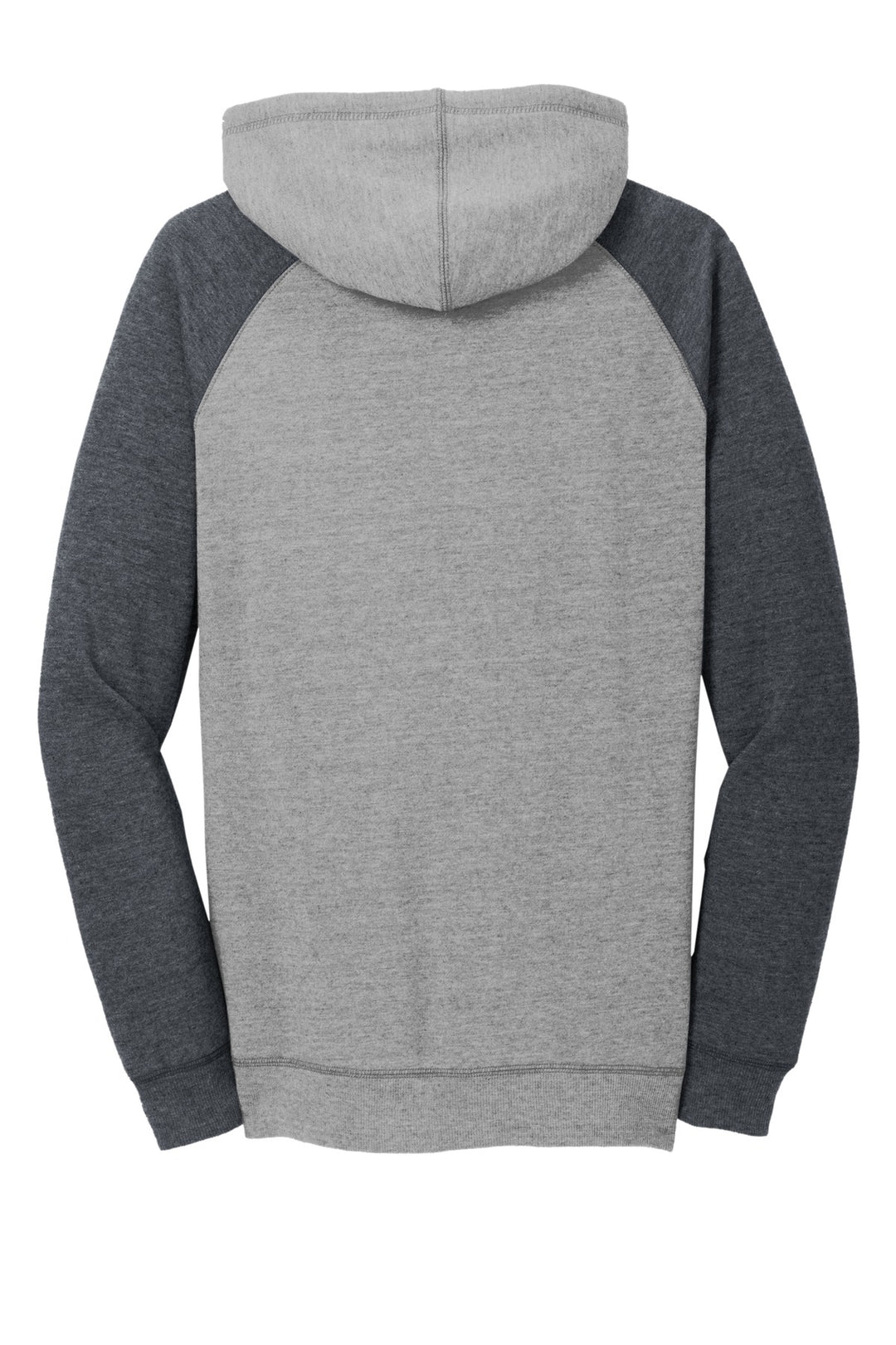 District Women's Lightweight Fleece Raglan Hoodie. DT296 District