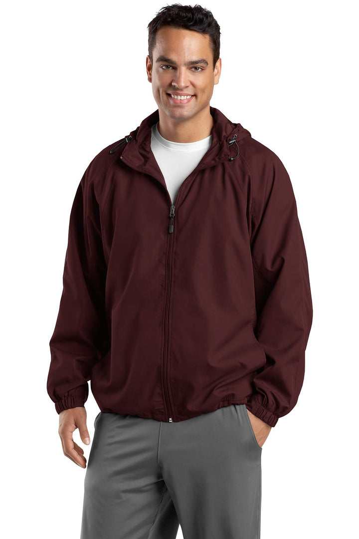 Sport-Tek Tall Hooded Raglan Jacket. TJST73