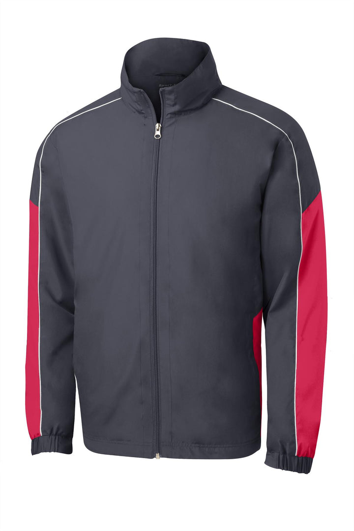 Sport-Tek Piped Colorblock Wind Jacket. JST61