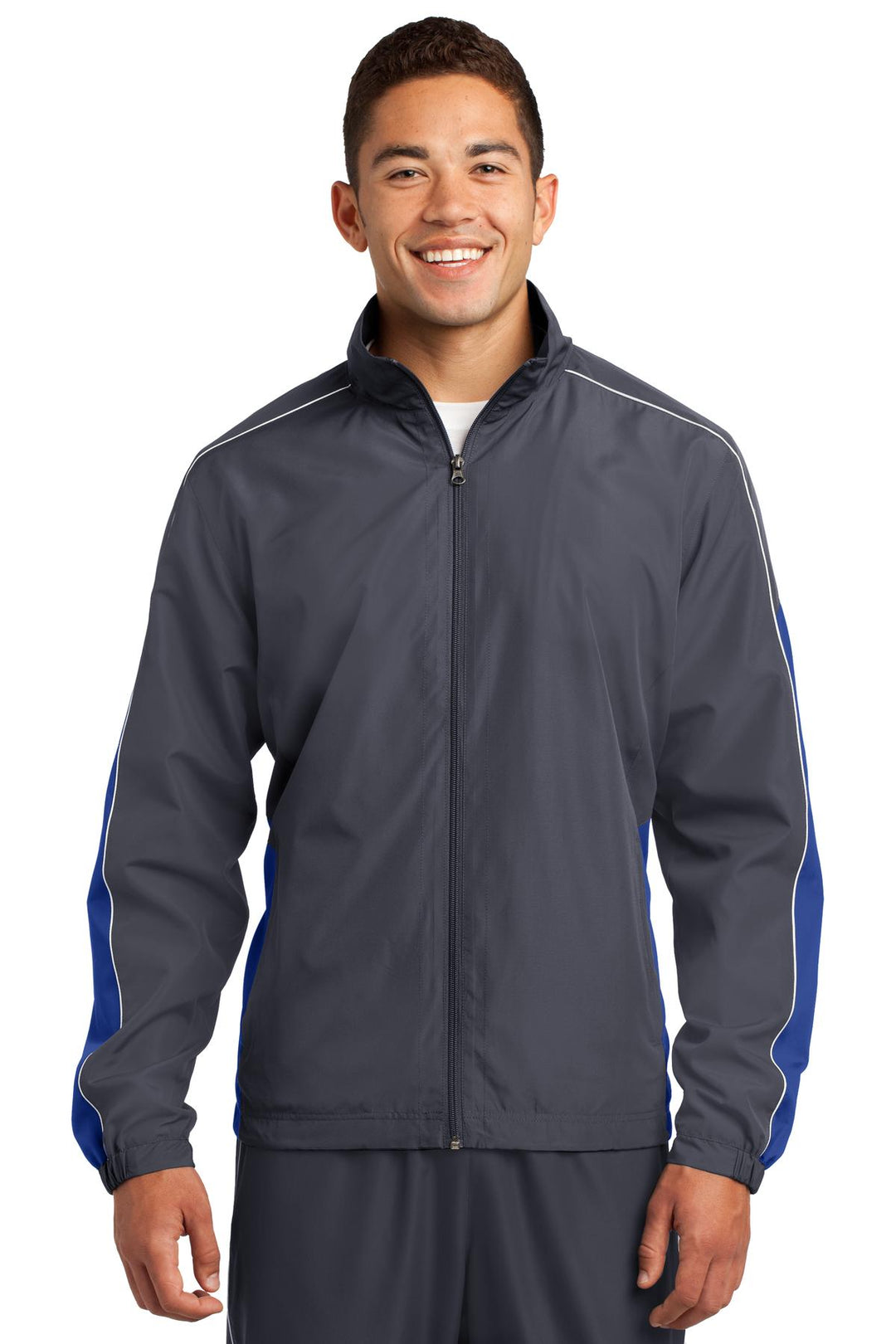 Sport-Tek Piped Colorblock Wind Jacket. JST61