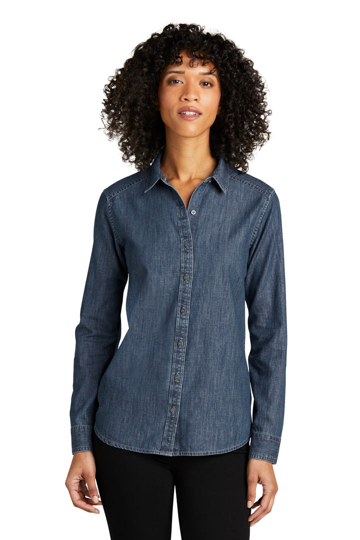 Port Authority Women's Long Sleeve Perfect Denim Shirt LW676