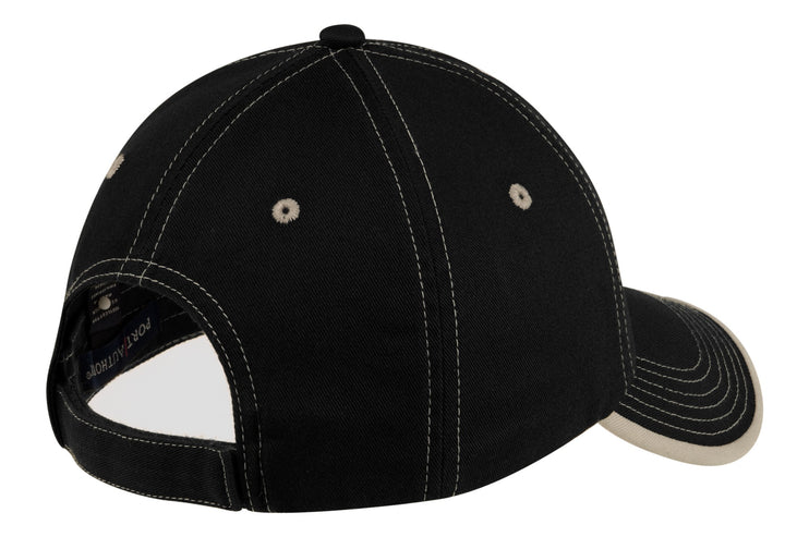 Port Authority Vintage Washed Contrast Stitch Cap