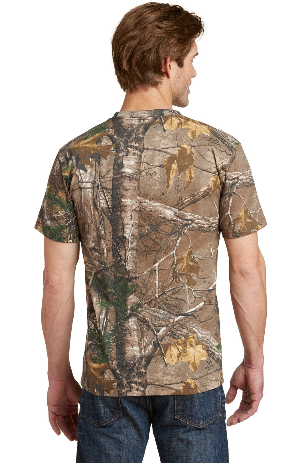 Russell Outdoors Men's Realtree Explorer 100% Cotton T-Shirt with Pocket S021R Russell Outdoors