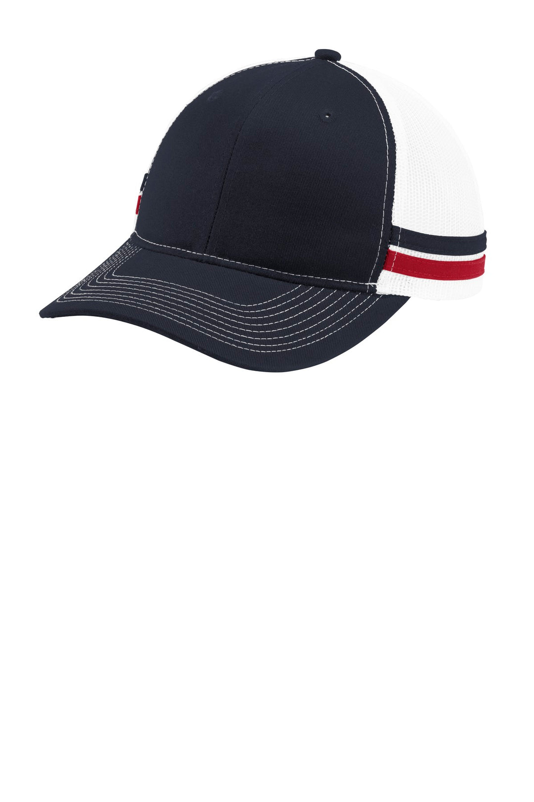 Port Authority Two-Stripe Snapback Trucker Cap