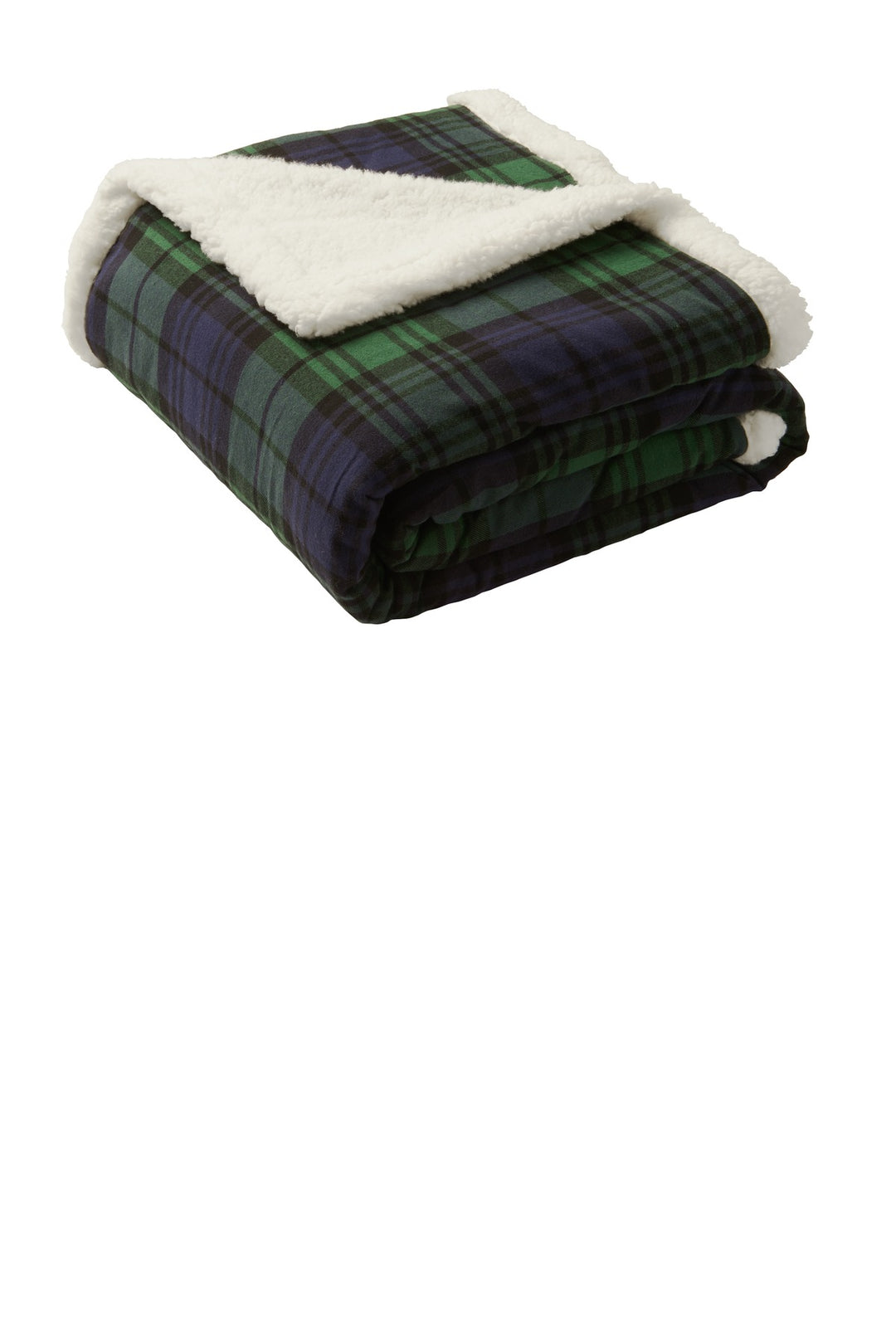 Port Authority Flannel Sherpa Blanket. BP43 Port Authority