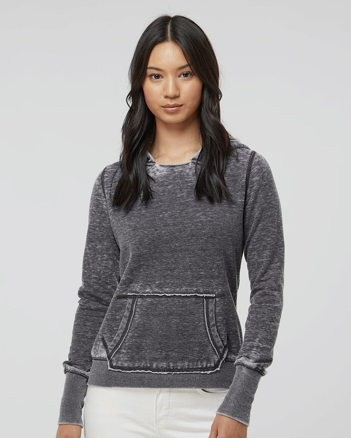 J. America Women's Zen Fleece Hooded Sweatshirt J. America