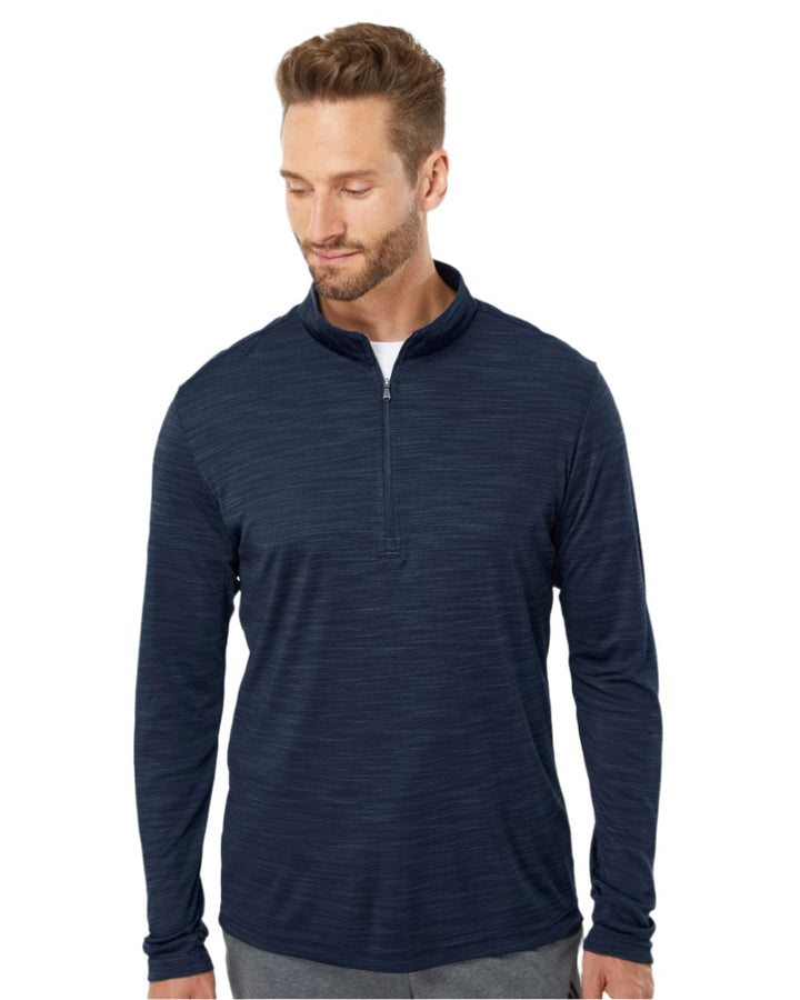 Adidas Men's Lightweight M?lange Quarter-Zip Pullover adidas