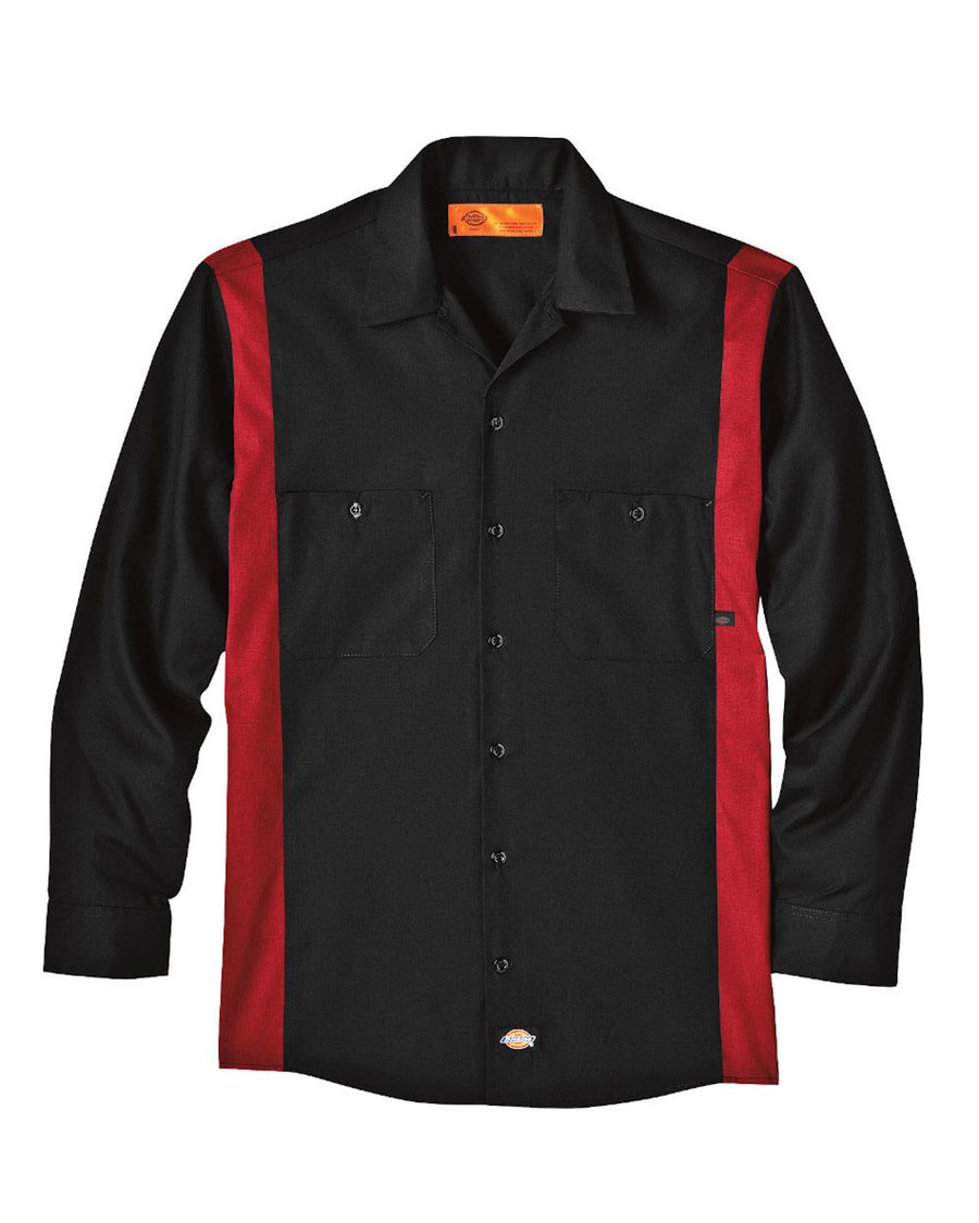 Dickies Men's Industrial Color Blocked Long Sleeve Shirt Dickies