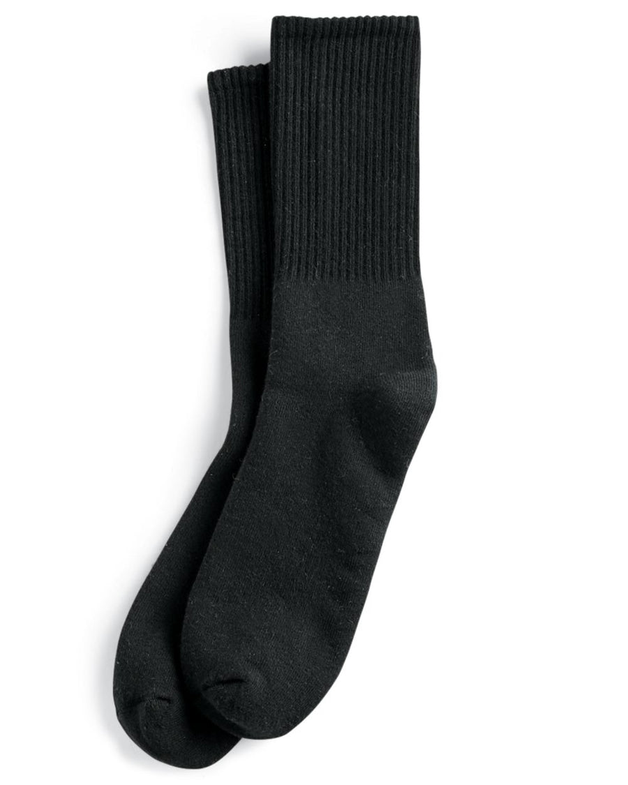 SOCCO USA-Made Solid Crew Socks SOCCO