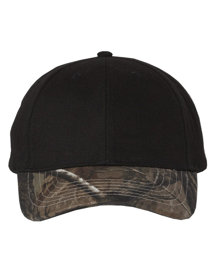 Kati Solid Crown with Camo Visor Cap Kati