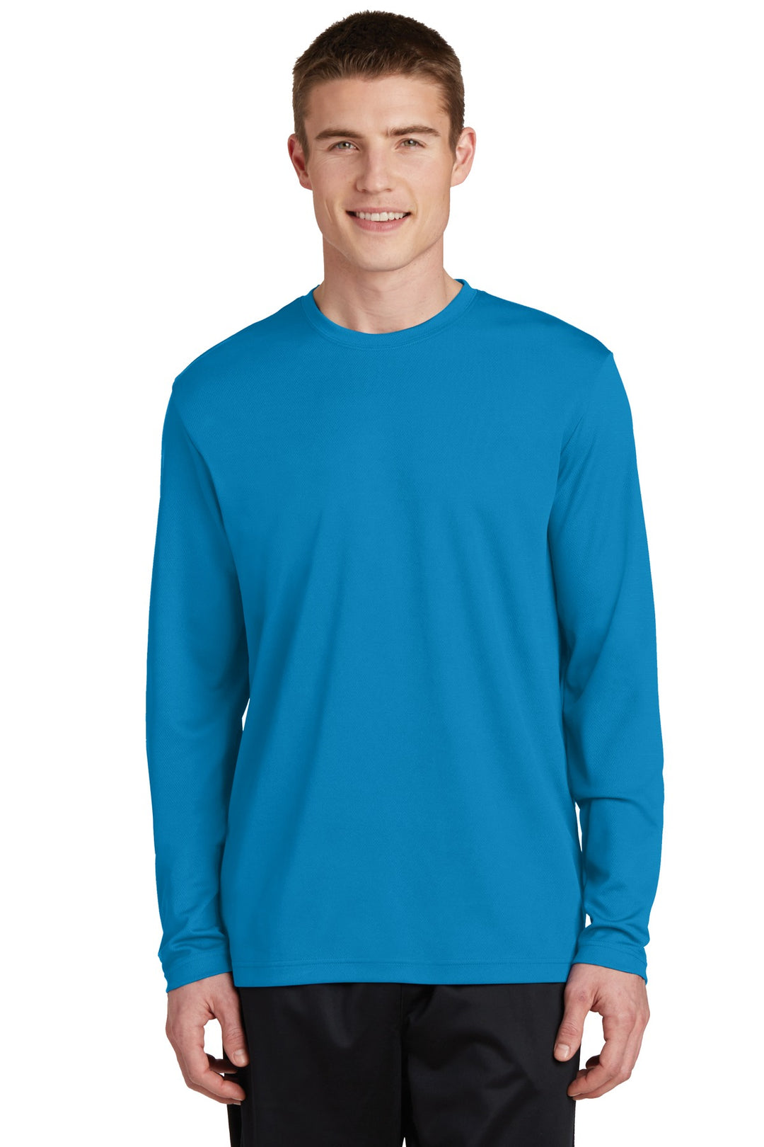 Sport-Tek Men's PosiCharge RacerMesh Long Sleeve Tee. ST340LS