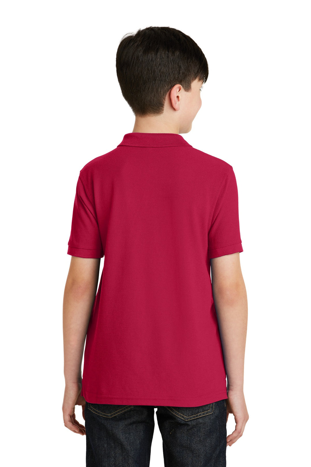 Port Authority Youth Silk Touch Polo.  Y500