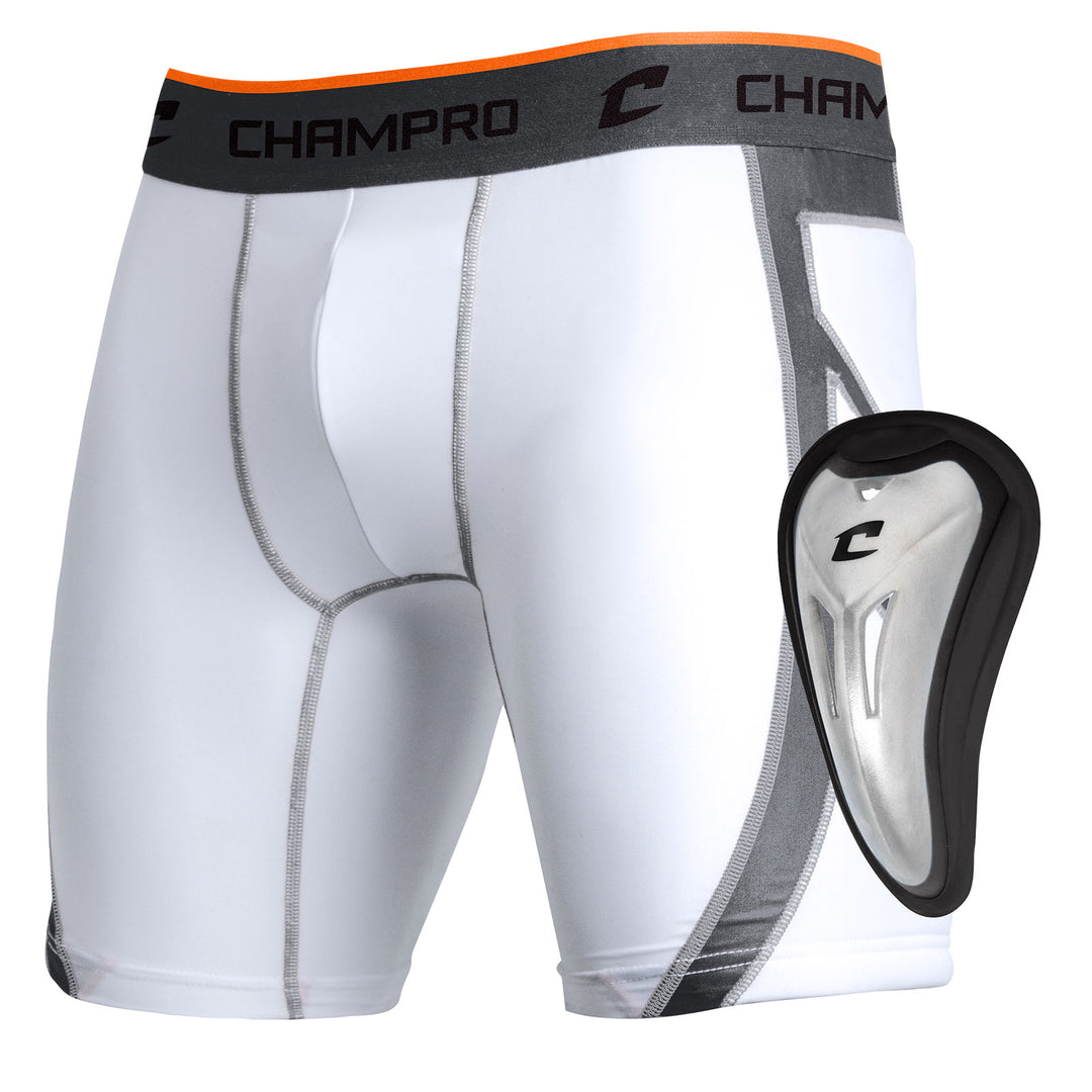 Champro Wind-Up Men's Compression Sliding Shorts with Cup Champro