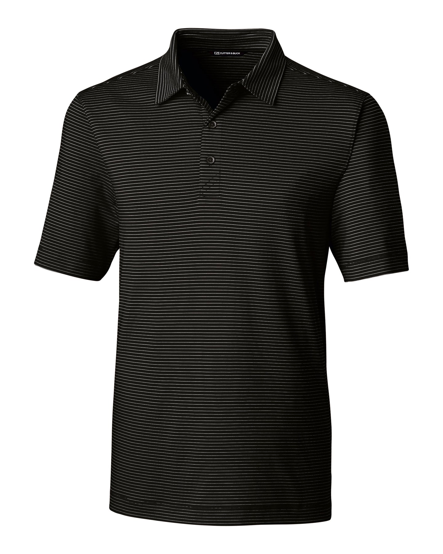 Boston Red Sox Cutter & Buck Forge Pencil Stripe Stretch Mens Polo