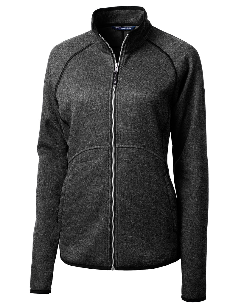 Cutter & Buck Mainsail Sweater-knit Hoodie Womens Full Zip Jacket