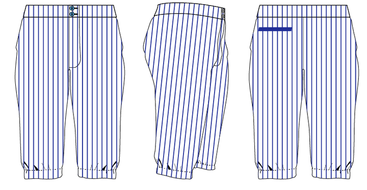 Custom Elite Non Sublimated Baseball Pants League Outfitters