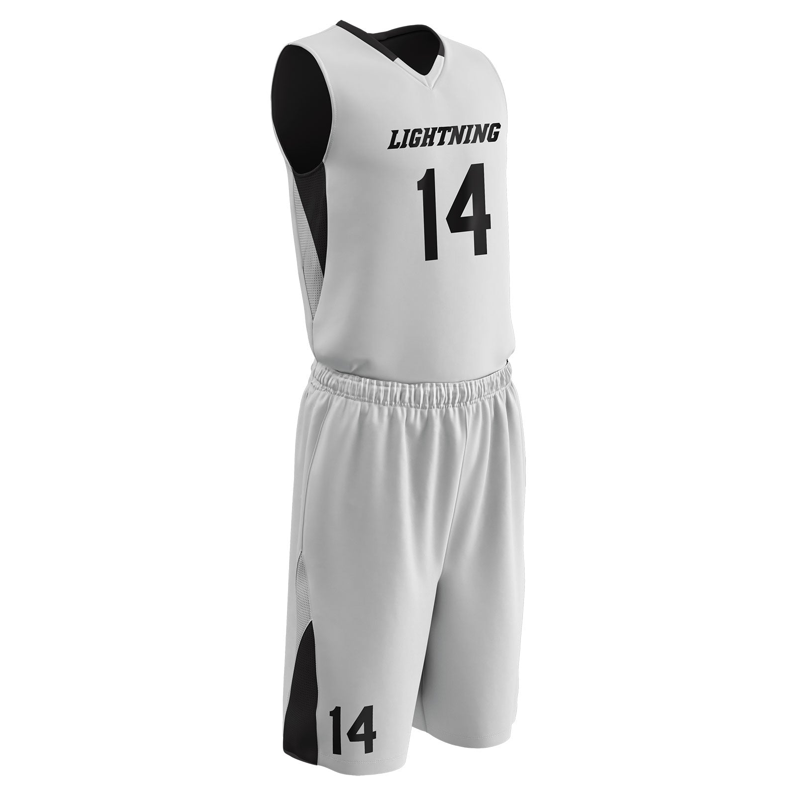 Champro Sports Post Up Reversible Basketball Jersey - Girls Large - Black / White