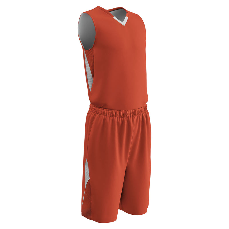 Blue White Orange Adult Youth Reversible Basketball Uniforms | YoungSpeeds Mens