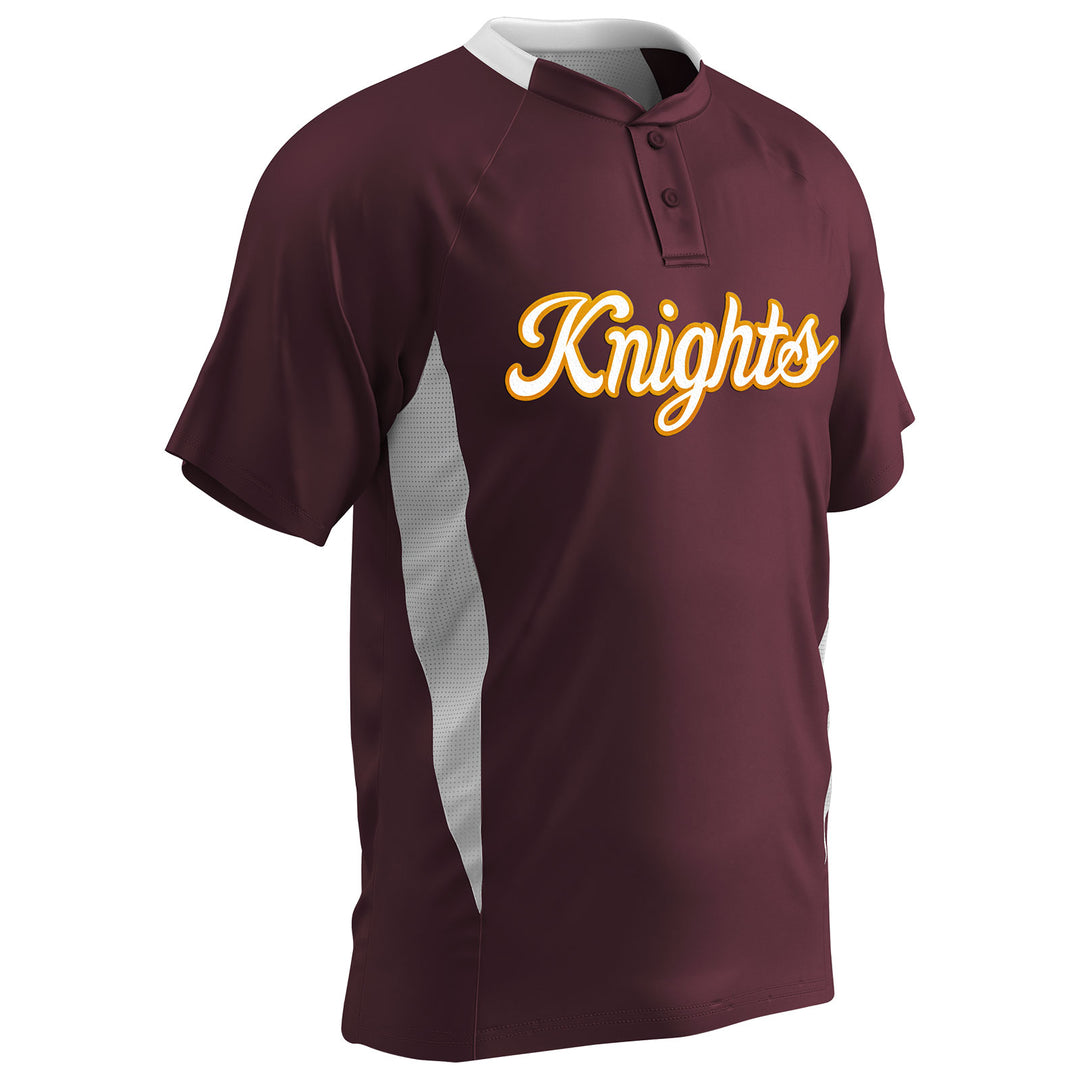 Champro Clean-Up Adult 2-Button Baseball Jersey Champro