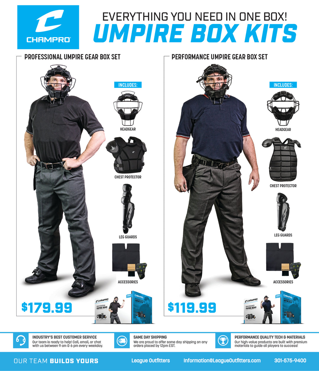 Umpire Box Sets League Outfitters