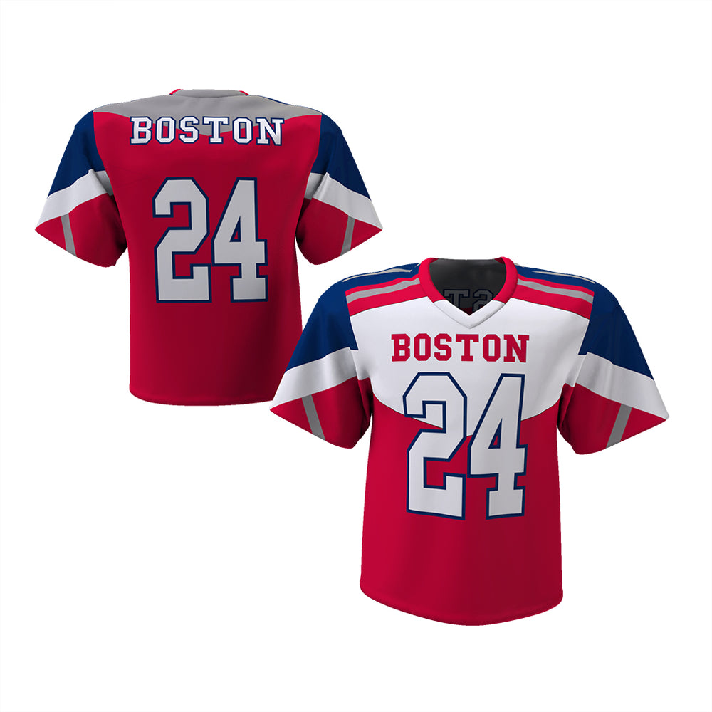 Custom Elite Short Sleeve Reversible Sublimated Lacrosse Jersey League Outfitters