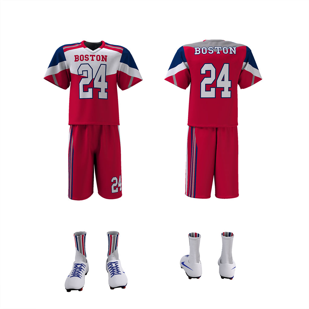 Custom Elite Sublimated Short Sleeve Lacrosse Jersey & Shorts Package League Outfitters