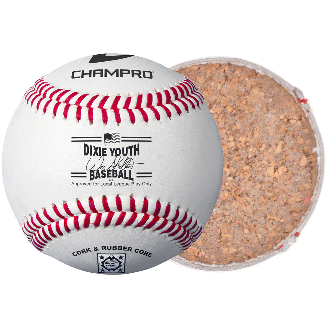 Champro Youth Dixie League Baseball - Dozen Champro