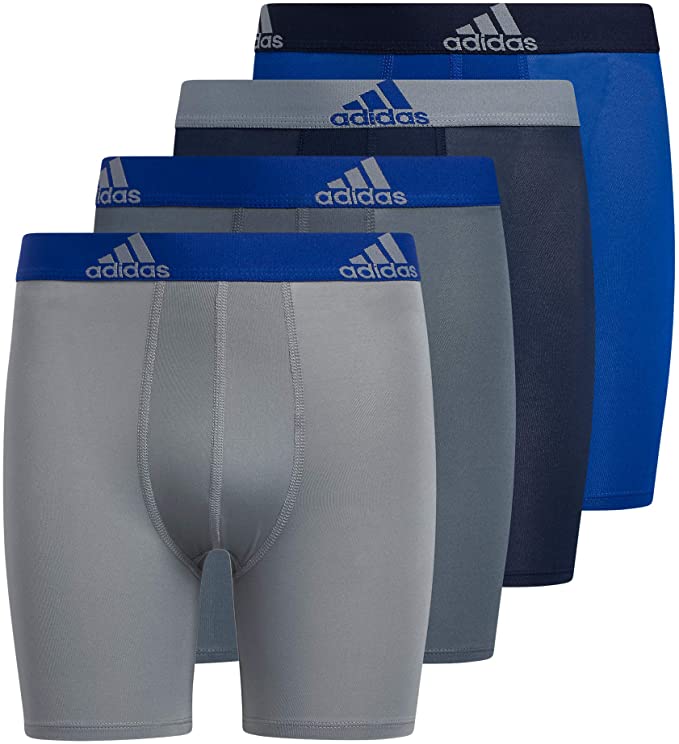 adidas Youth Performance Long 4-Pack Boxer Briefs adidas