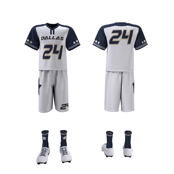 Custom Elite Sublimated Short Sleeve Lacrosse Jersey & Shorts Package League Outfitters