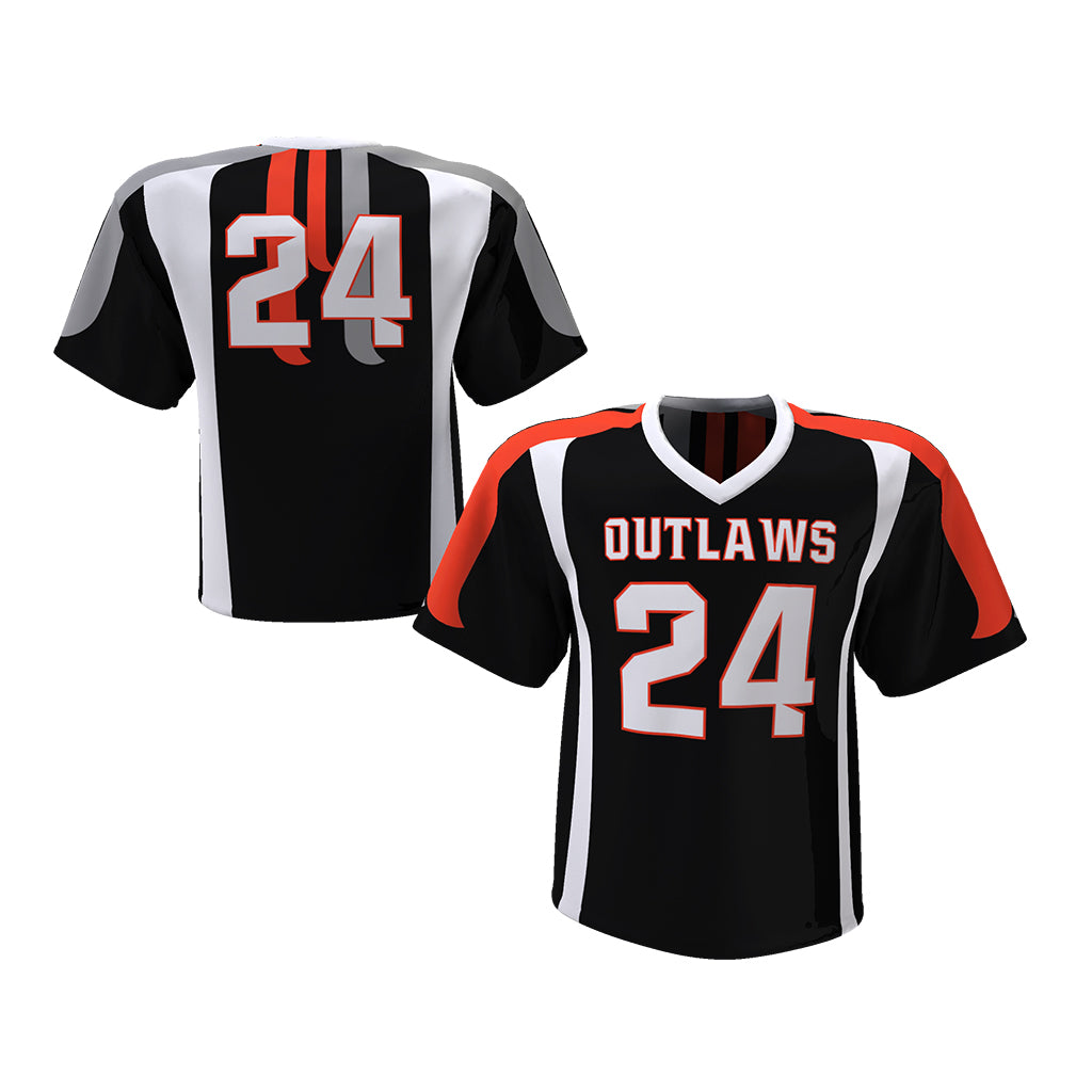 Custom Elite Short Sleeve Reversible Sublimated Lacrosse Jersey League Outfitters