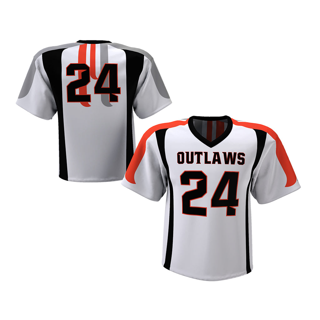 Custom Elite Short Sleeve Reversible Sublimated Lacrosse Jersey League Outfitters