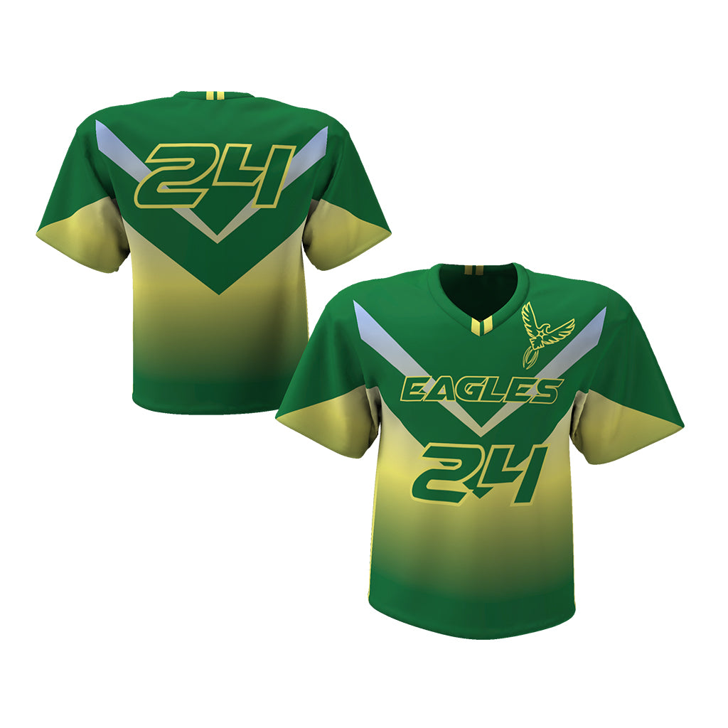 Custom Elite Sublimated Short Sleeve Lacrosse Jersey League Outfitters