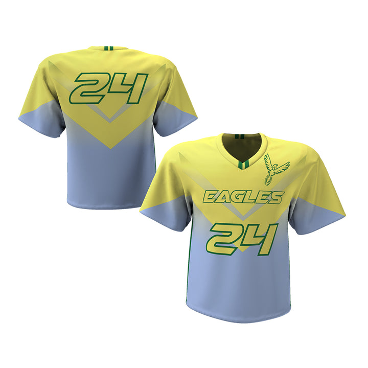 Custom Elite Sublimated Short Sleeve Lacrosse Jersey League Outfitters